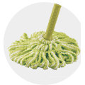 Heißer verkauf grün mopp haushalt runde baumwolle bodenreinigung twist mop